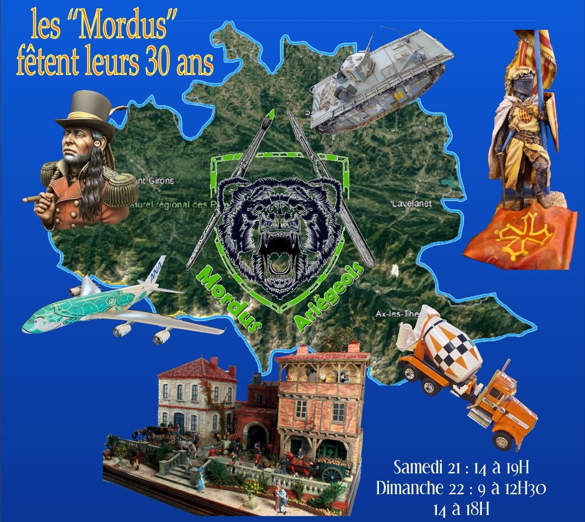 Logo 13e exposition de Maquette et Modèles Réduits