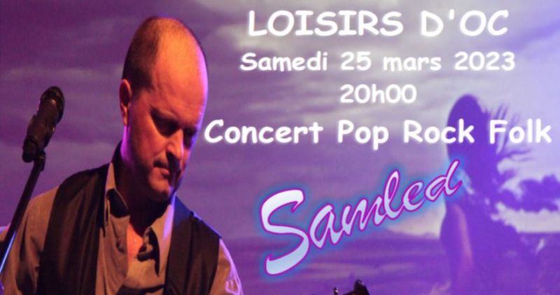 Concert pop/rock/folk avec SAMLED