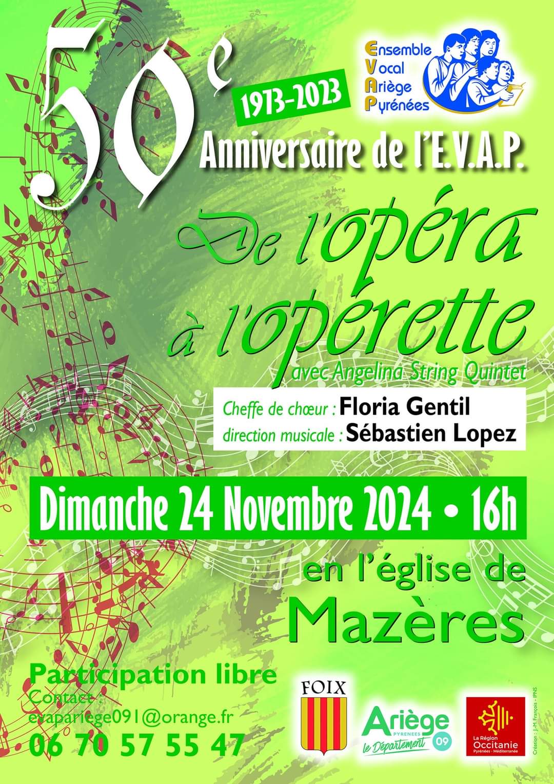 Logo 50me Anniversaire de l'EVAP !